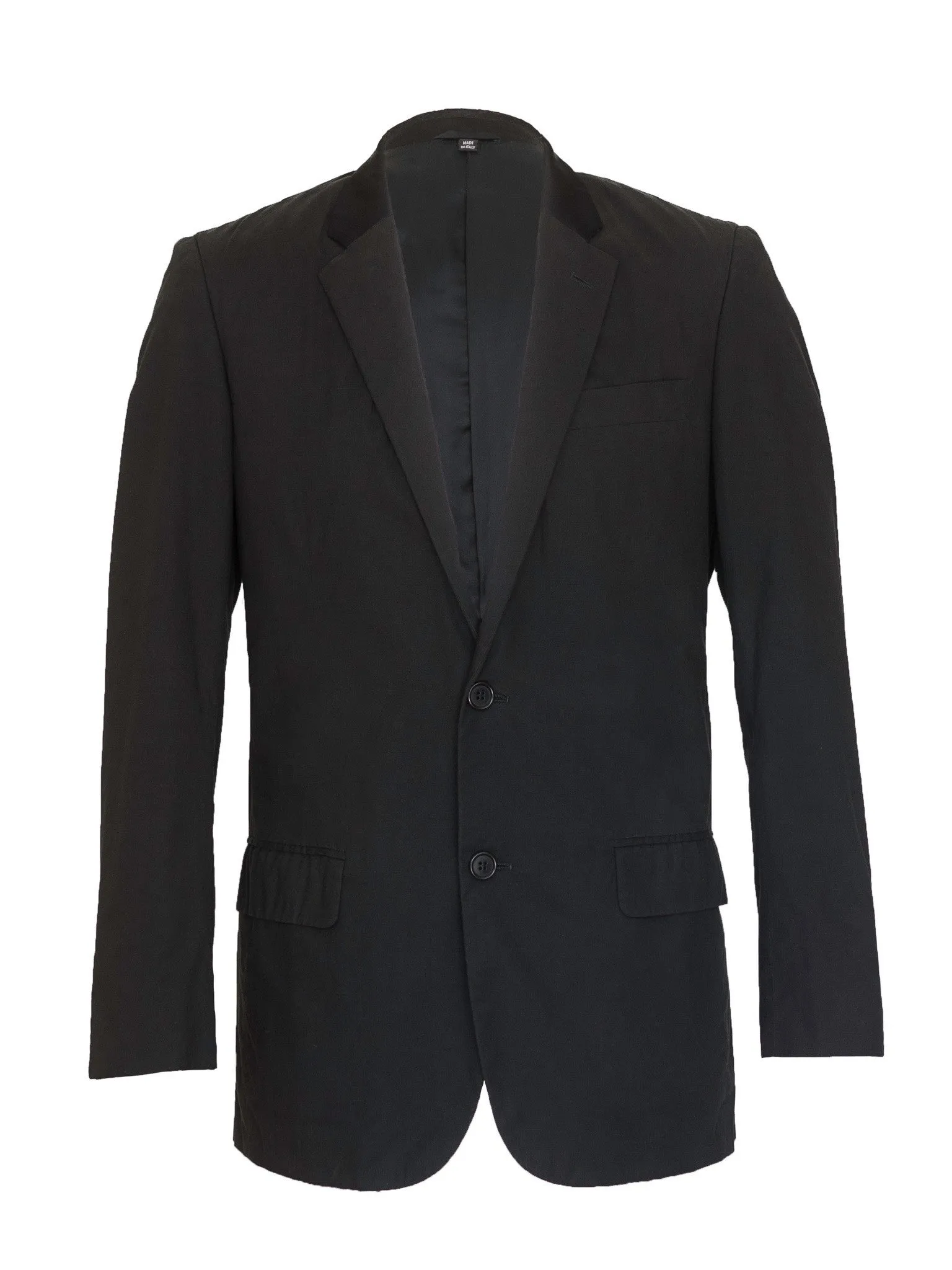 2005 Soft Cotton Voile Hand-Tailored Evening Jacket with Silk Collar