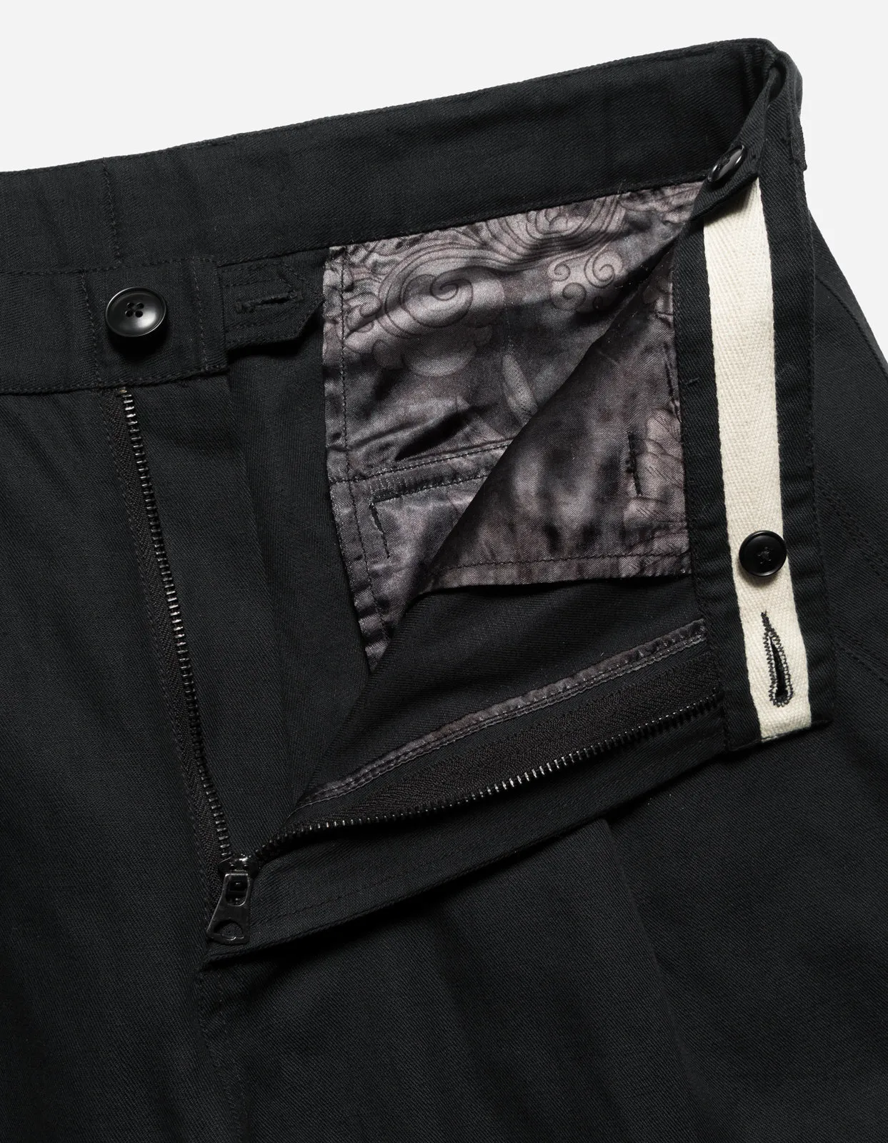 5288 Hemp Loose Chino Black