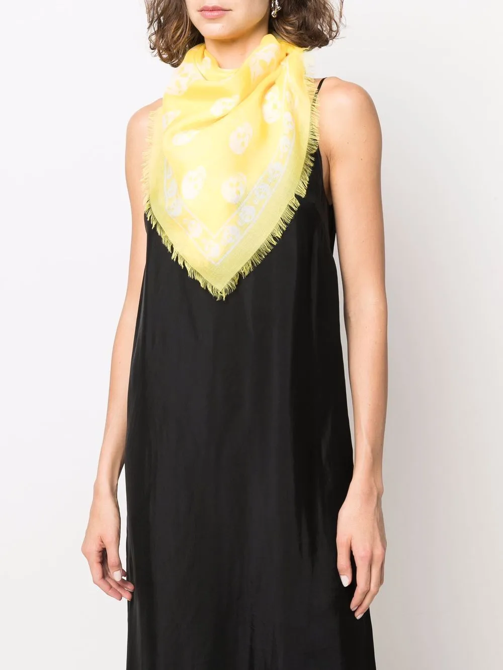 Alexander McQueen Scarfs Yellow