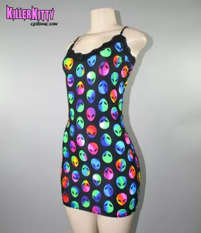 Alien Rave Slip Dress