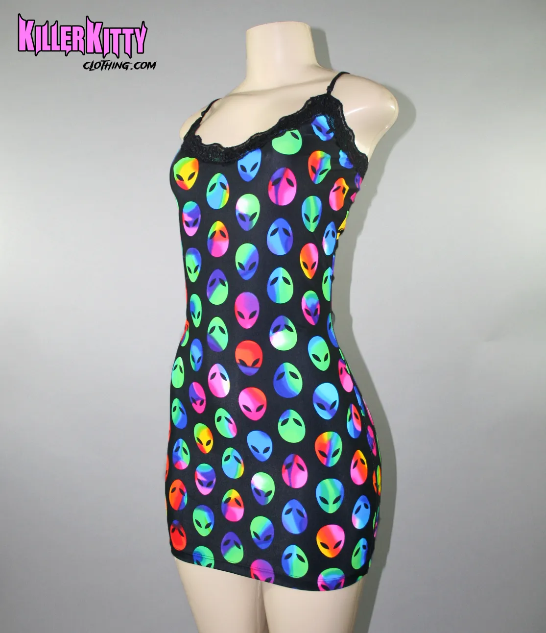 Alien Rave Slip Dress