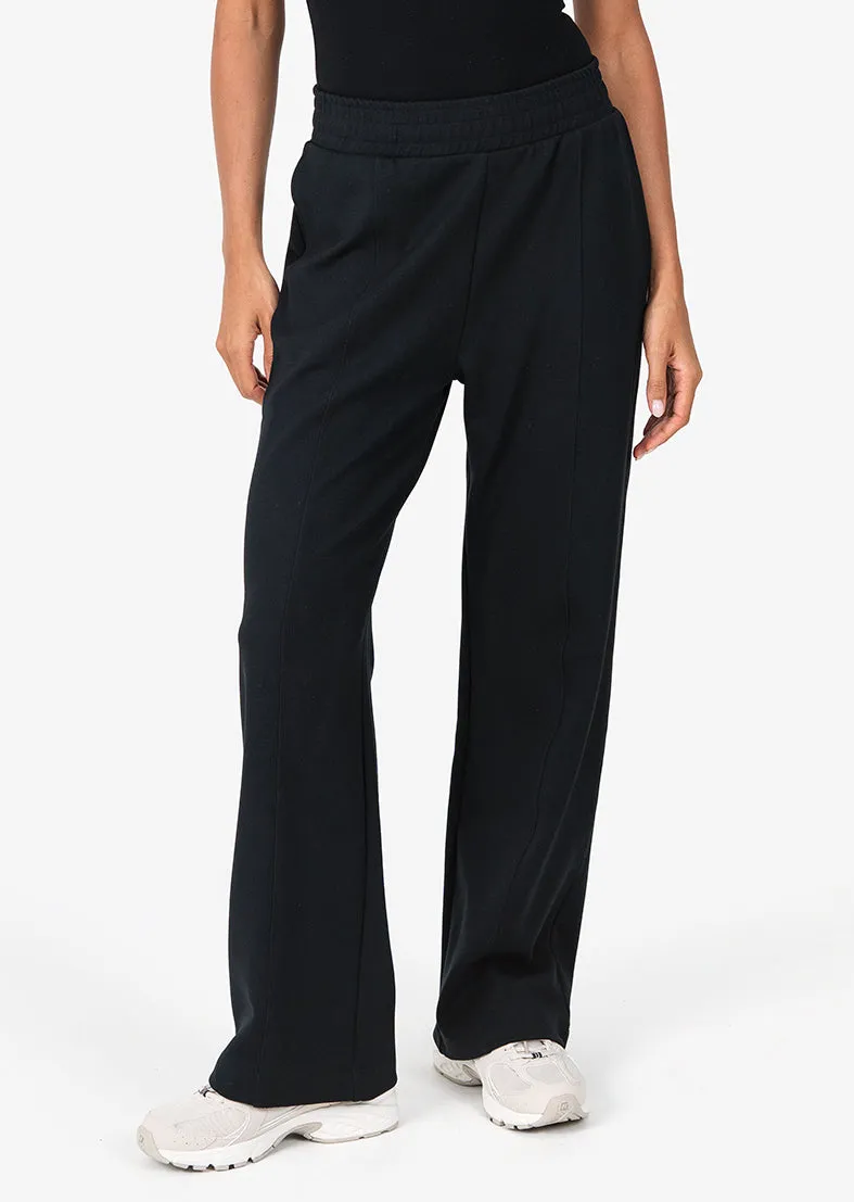 All-Around Lounge Straight Leg Trouser Black