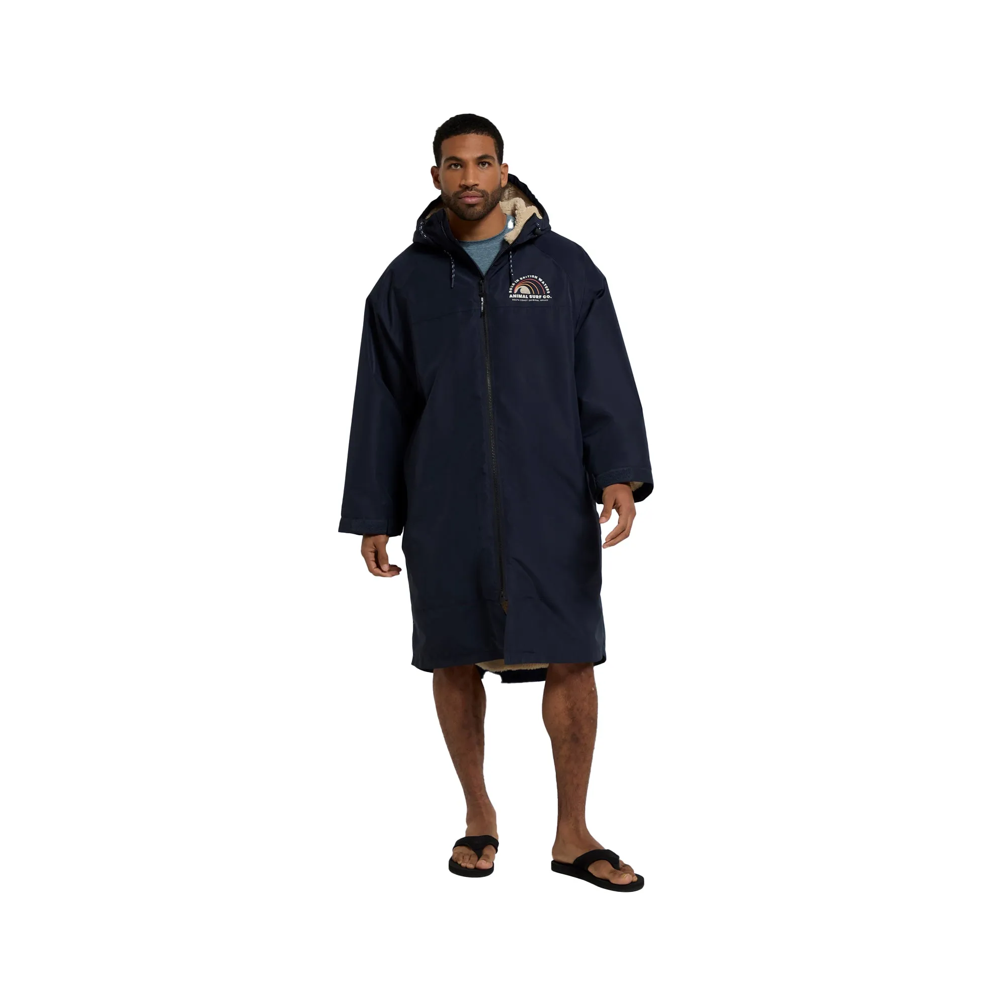 Animal Mens Hazey Waterproof Recycled Beach Parka