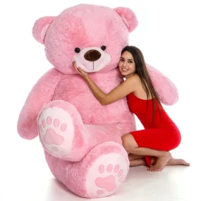 Back BANCHERS Teddy Bear for Kids | Teddy Bear for Girls | Birthday Gift for Women | Birthday Gift for Wife | Valentine Gift (5 Feet) (Baby Pink)