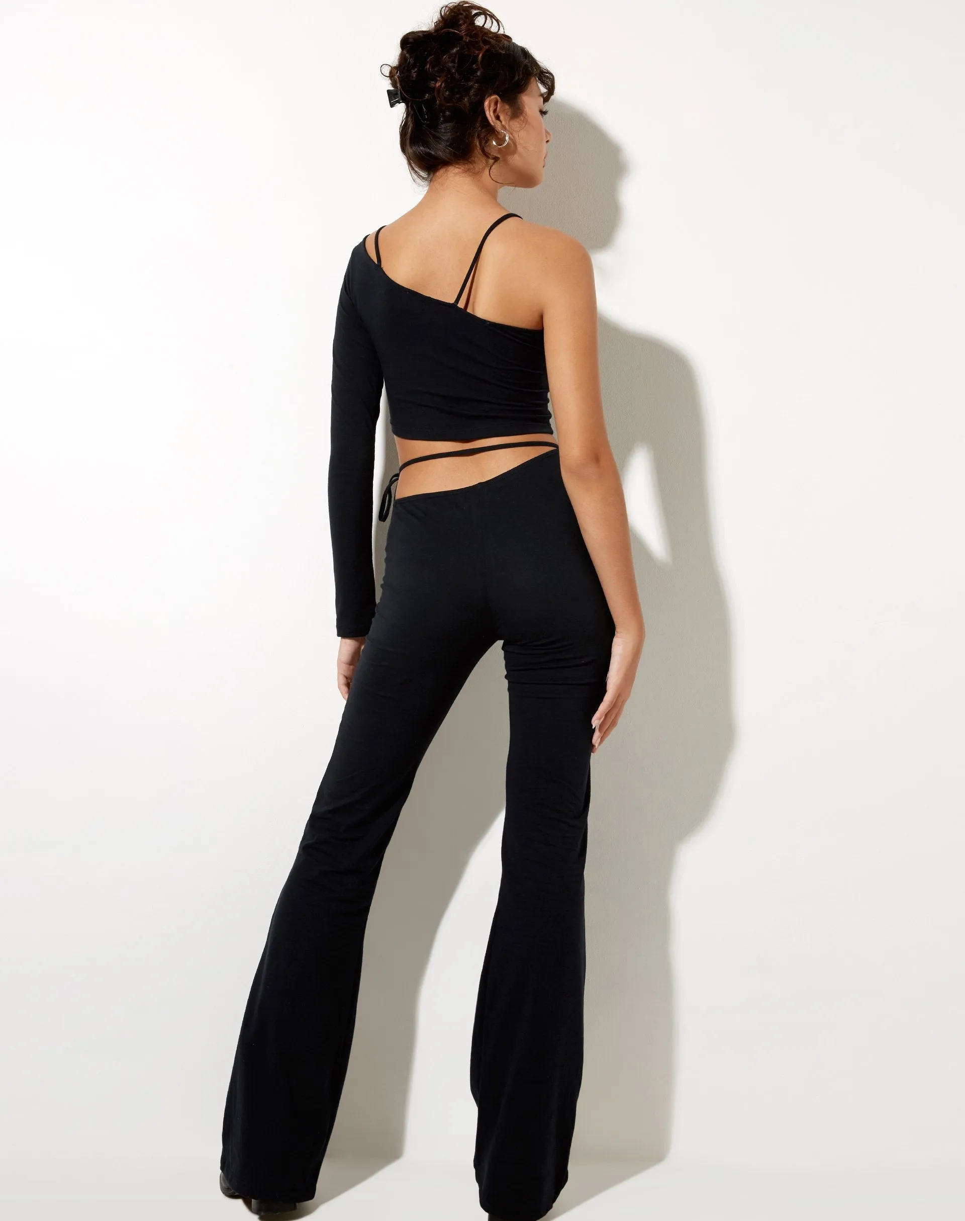 Biase Crop Top in Black