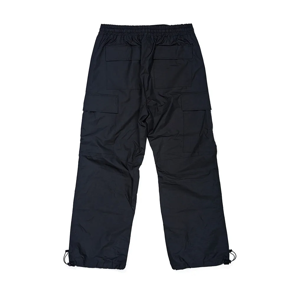 BIG CARGO POCKET TRACK PANTS BLACK