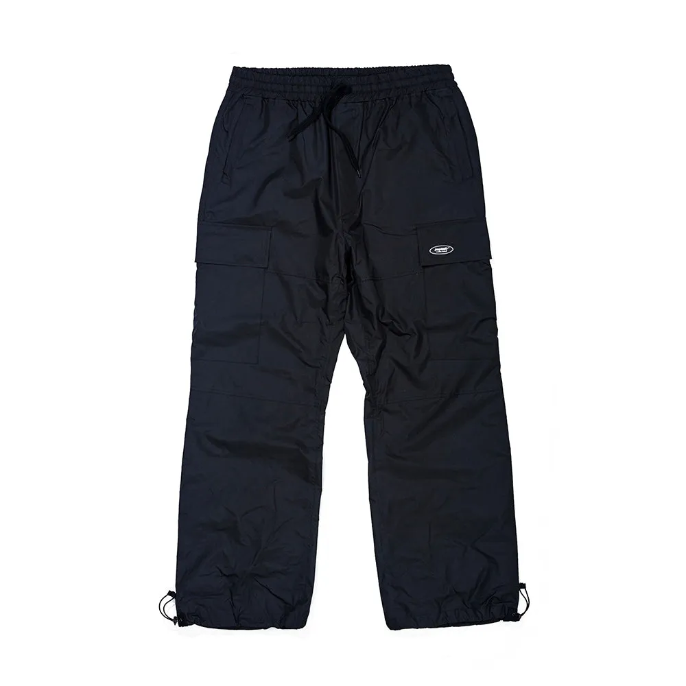 BIG CARGO POCKET TRACK PANTS BLACK