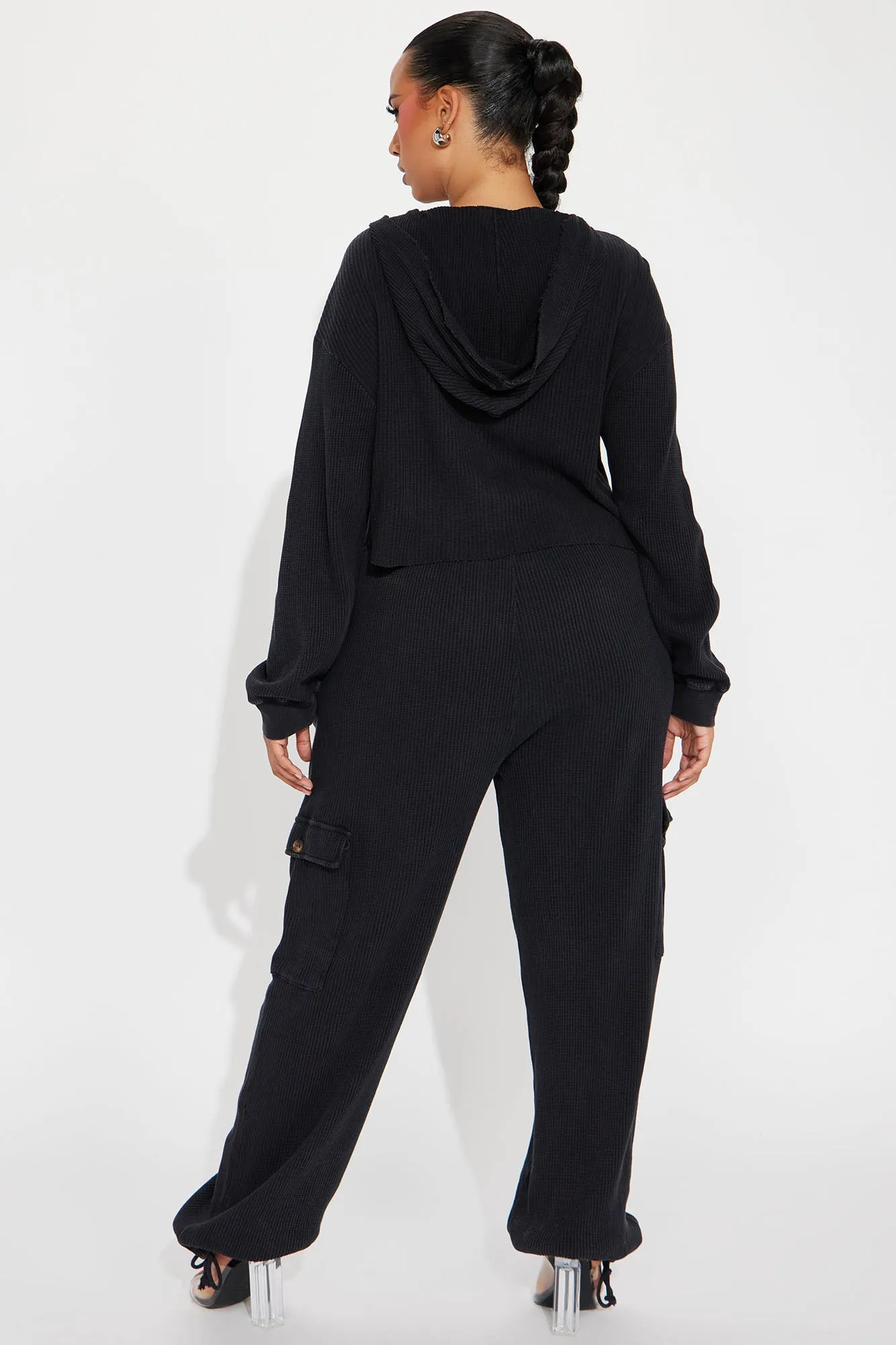 Blair Thermal Pant Set - Black