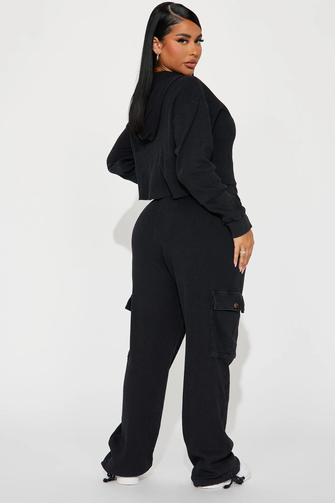 Blair Thermal Pant Set - Black