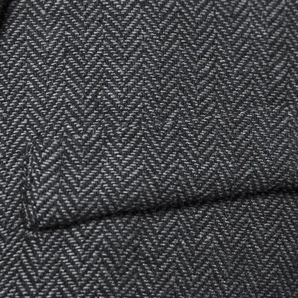 Blazer vintage décontracté à chevrons pour homme