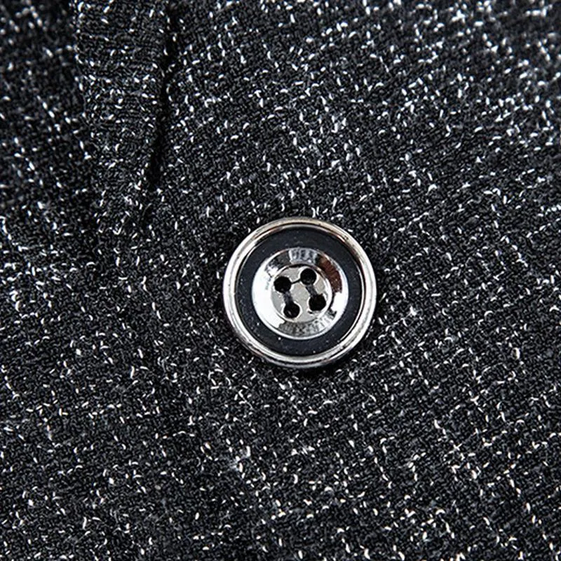 Blazer vintage un bouton tendance rétro