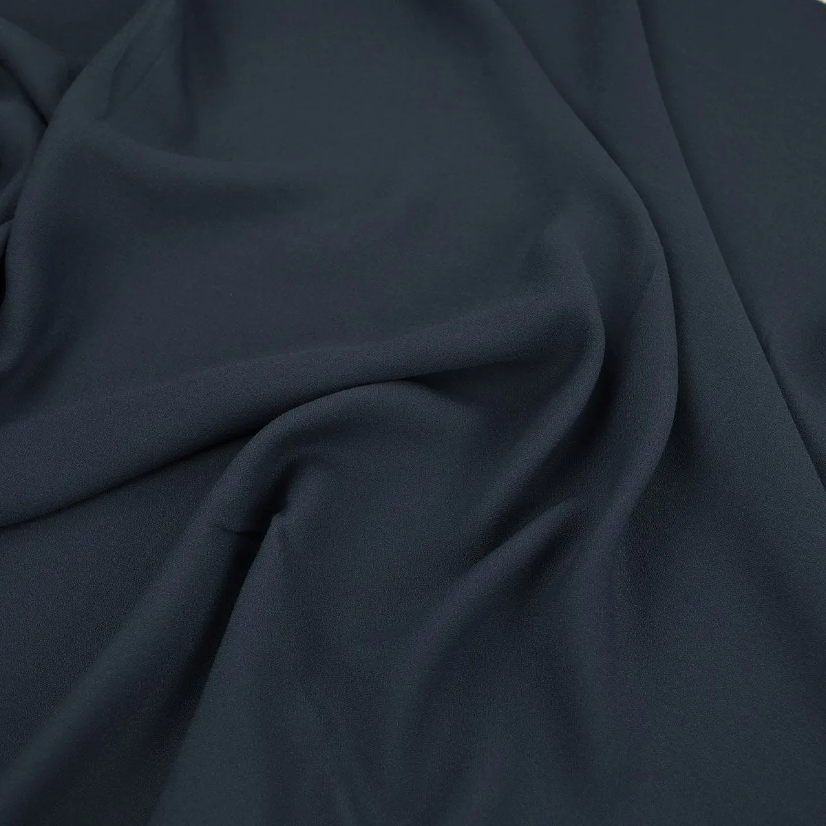 Blue Crepe Fabric 96275