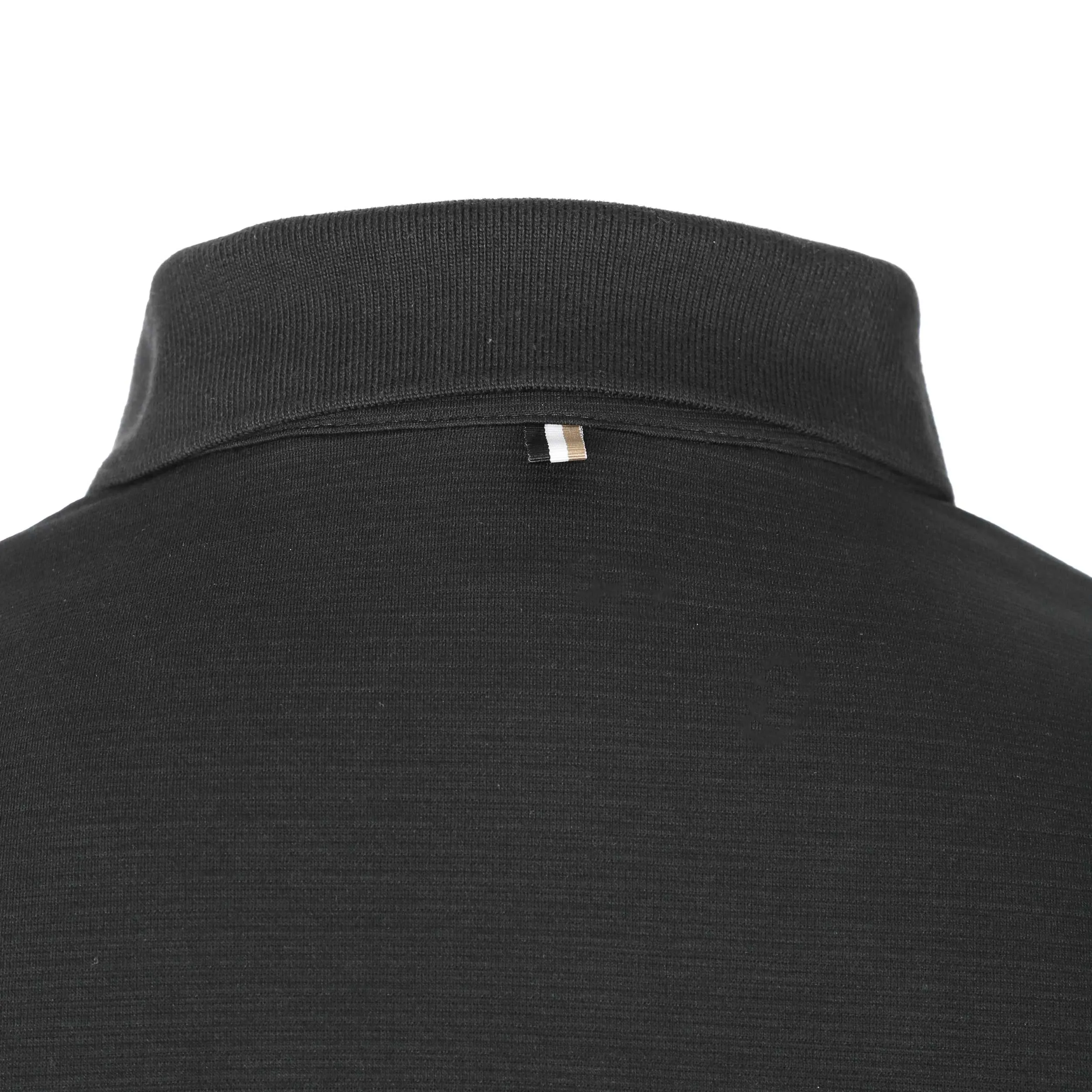 BOSS Pleins 22 Long Sleeve Polo in Black