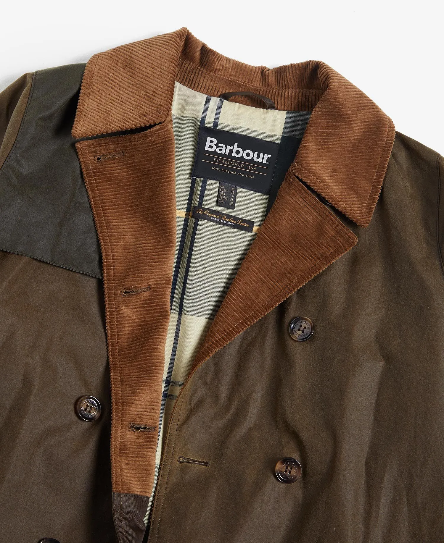 Brackley Wax Jacket (Beech/Archive Olive)