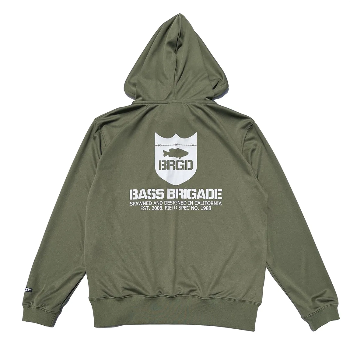 BRGD Dry Pullover Hoodie - Olive-M