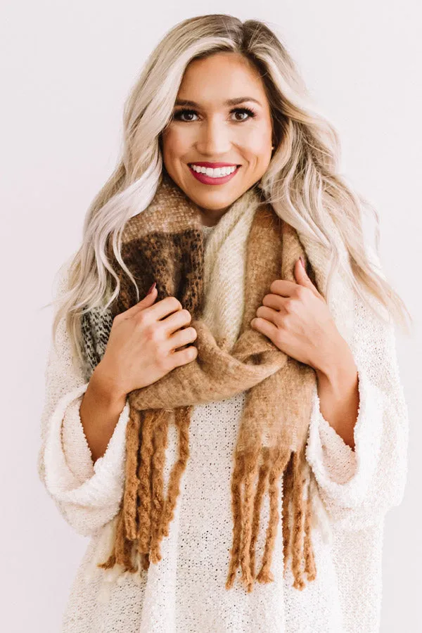 Bundled Up Beauty Scarf In Cinnamon