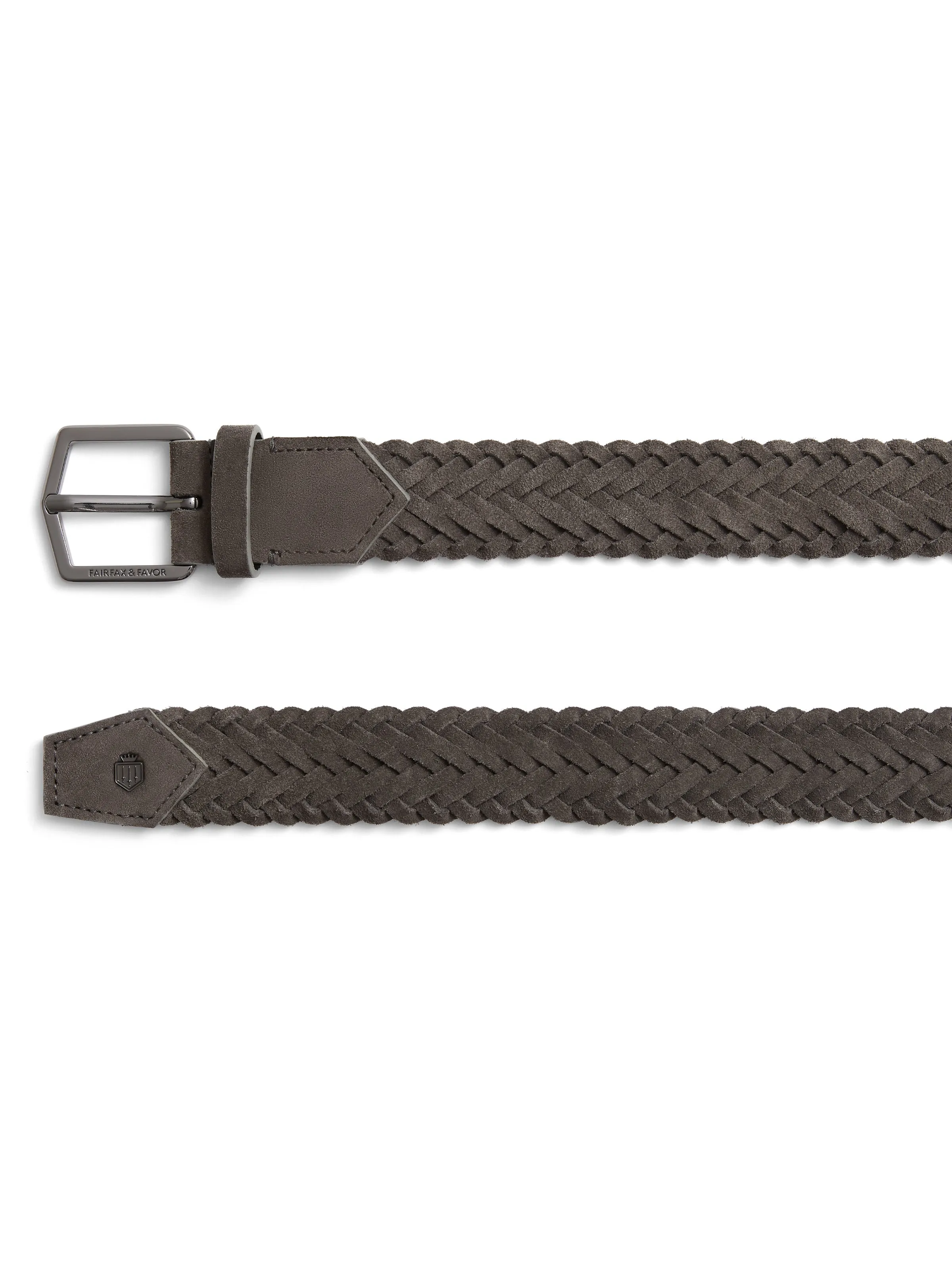 Chatsworth Belt - Grey Suede