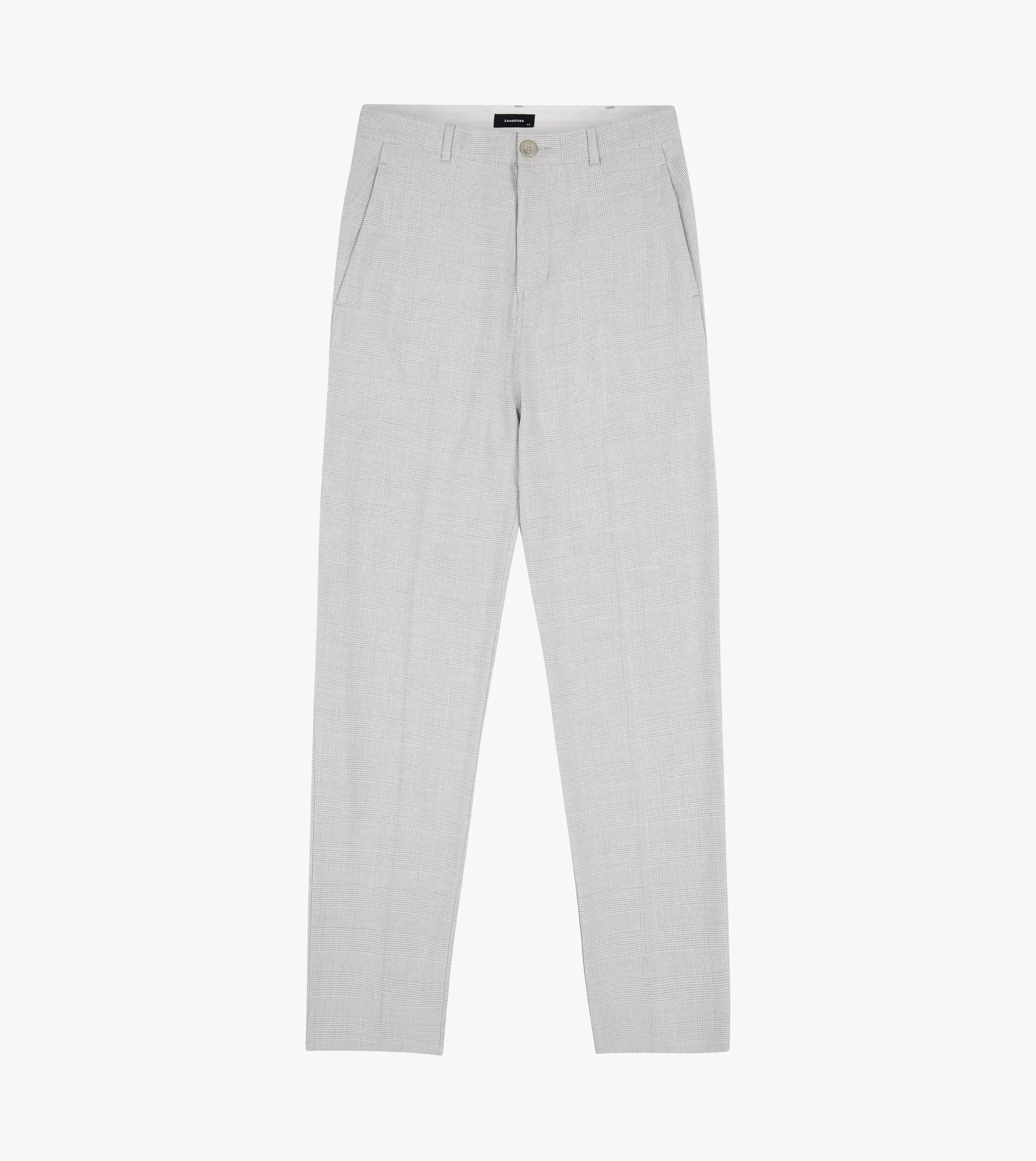 Check Box Pant Lt Grey