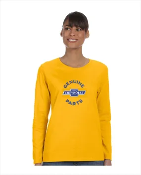 CHEVROLET GENUINE PARTS Ladies' 5.3 oz. Gildan Heavy Cotton Missy Fit Long-Sleeve T-Shirt