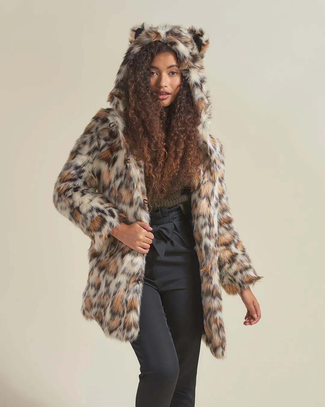 Clouded Leopard Classic Faux Fur Coat | Women's