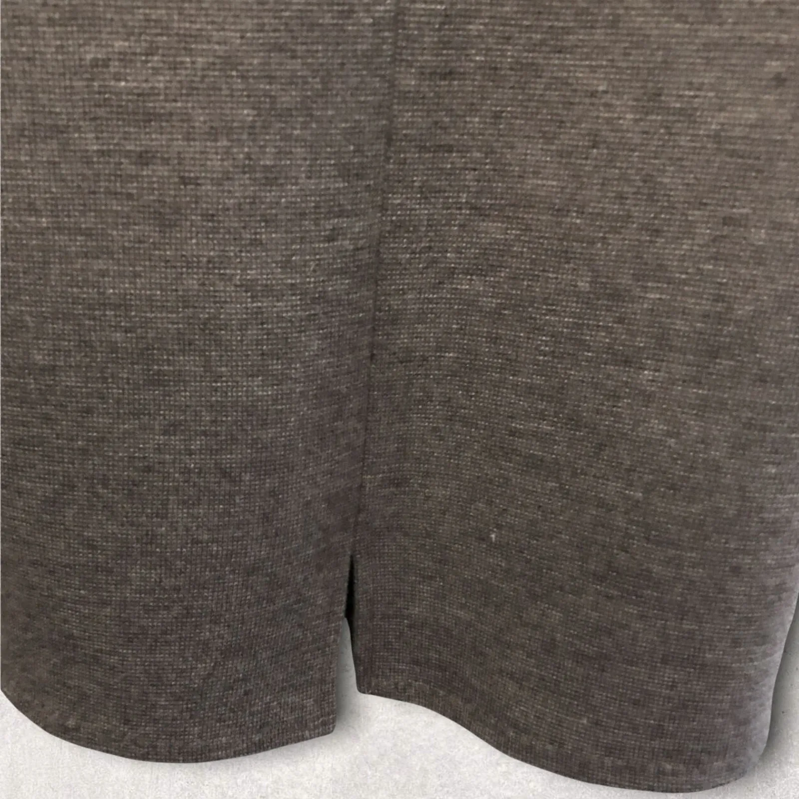 Devernois Grey Wool Mix Fine Knit Pencil Skirt UK 10/12 US 6/8 EU 38/40