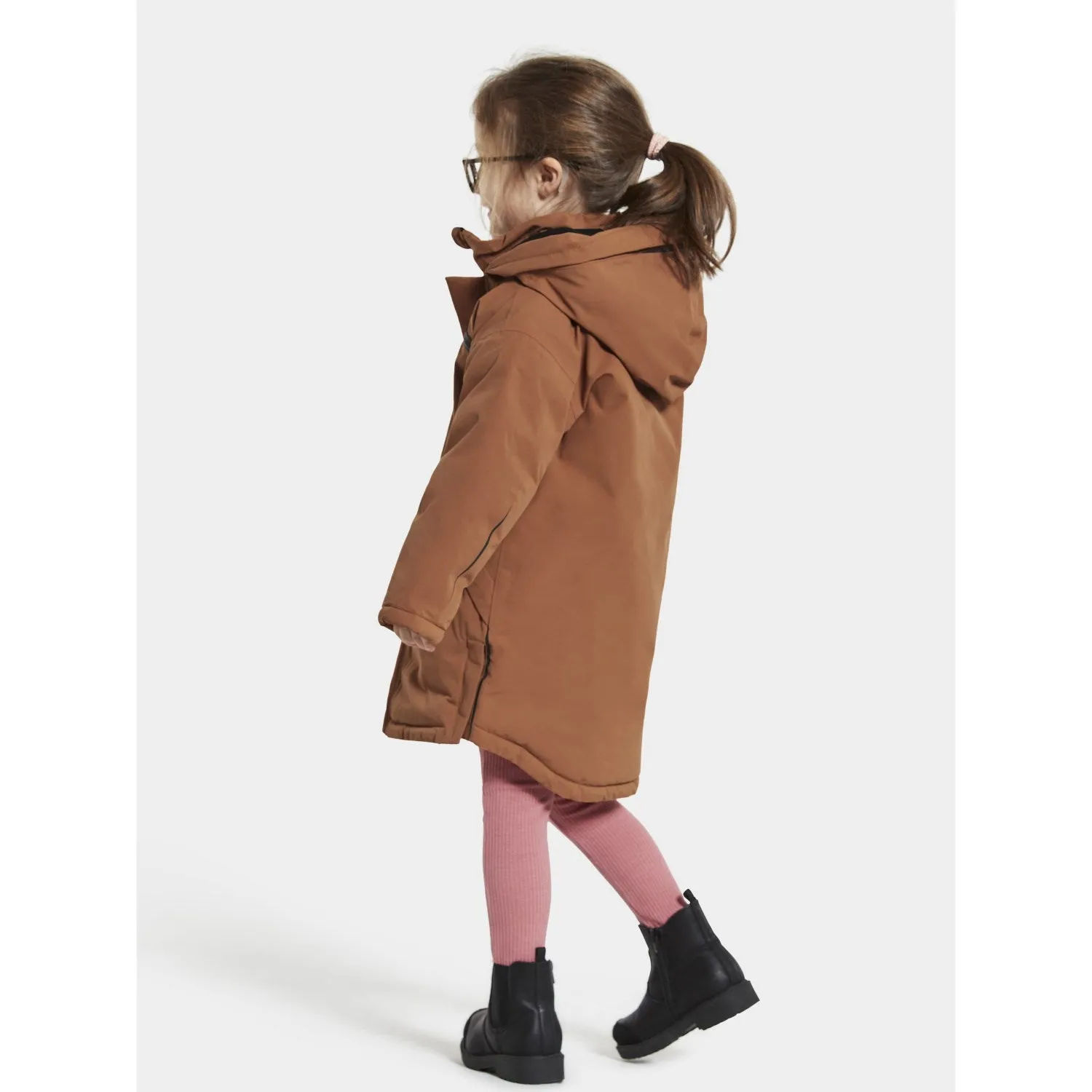 Didriksons Acorn Brown Timon Kids Parka