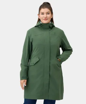 Downtown Women's Heated Rain Trench (Apparel Only)