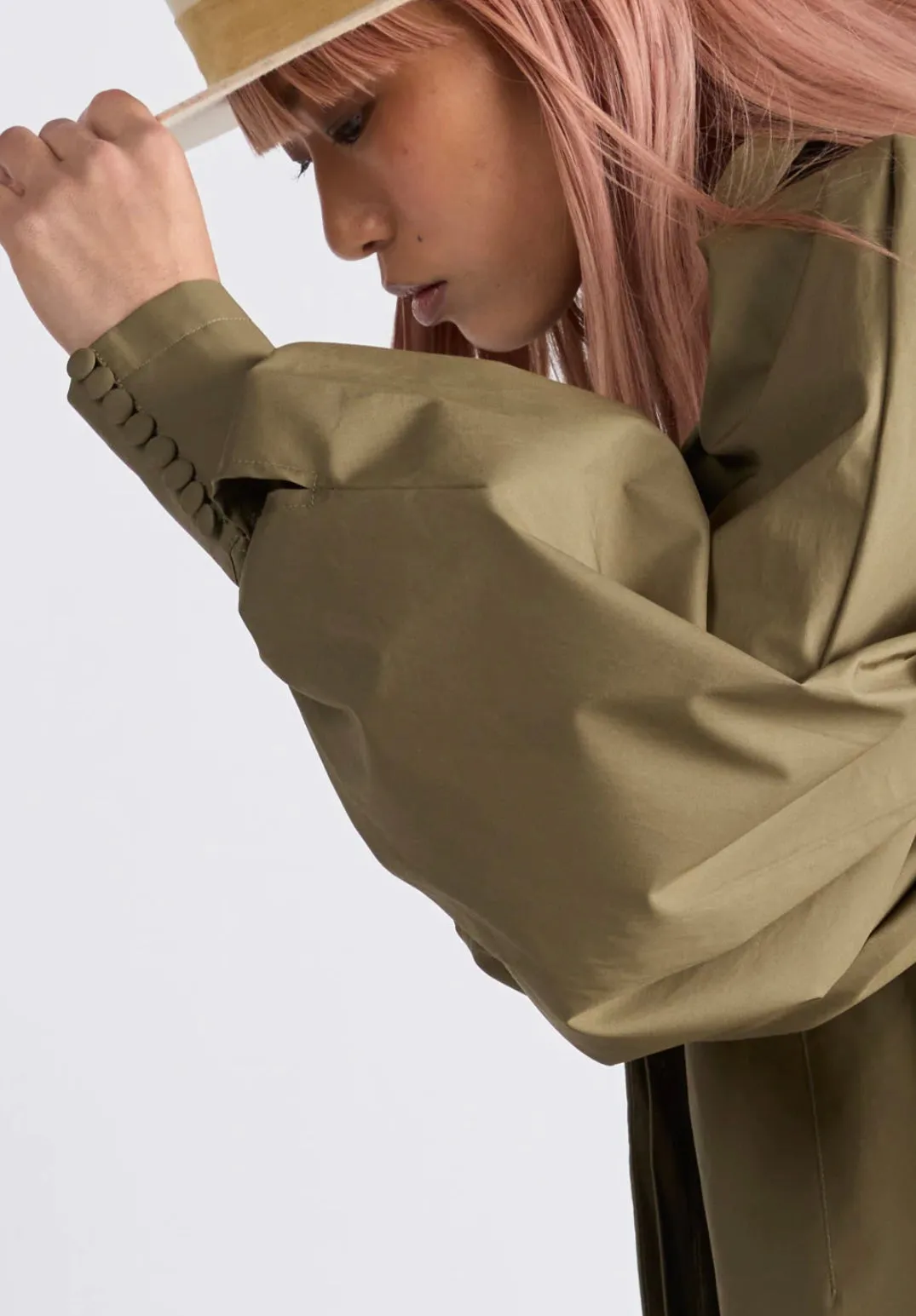 dref_by_d  Champagne Shirt - Khaki