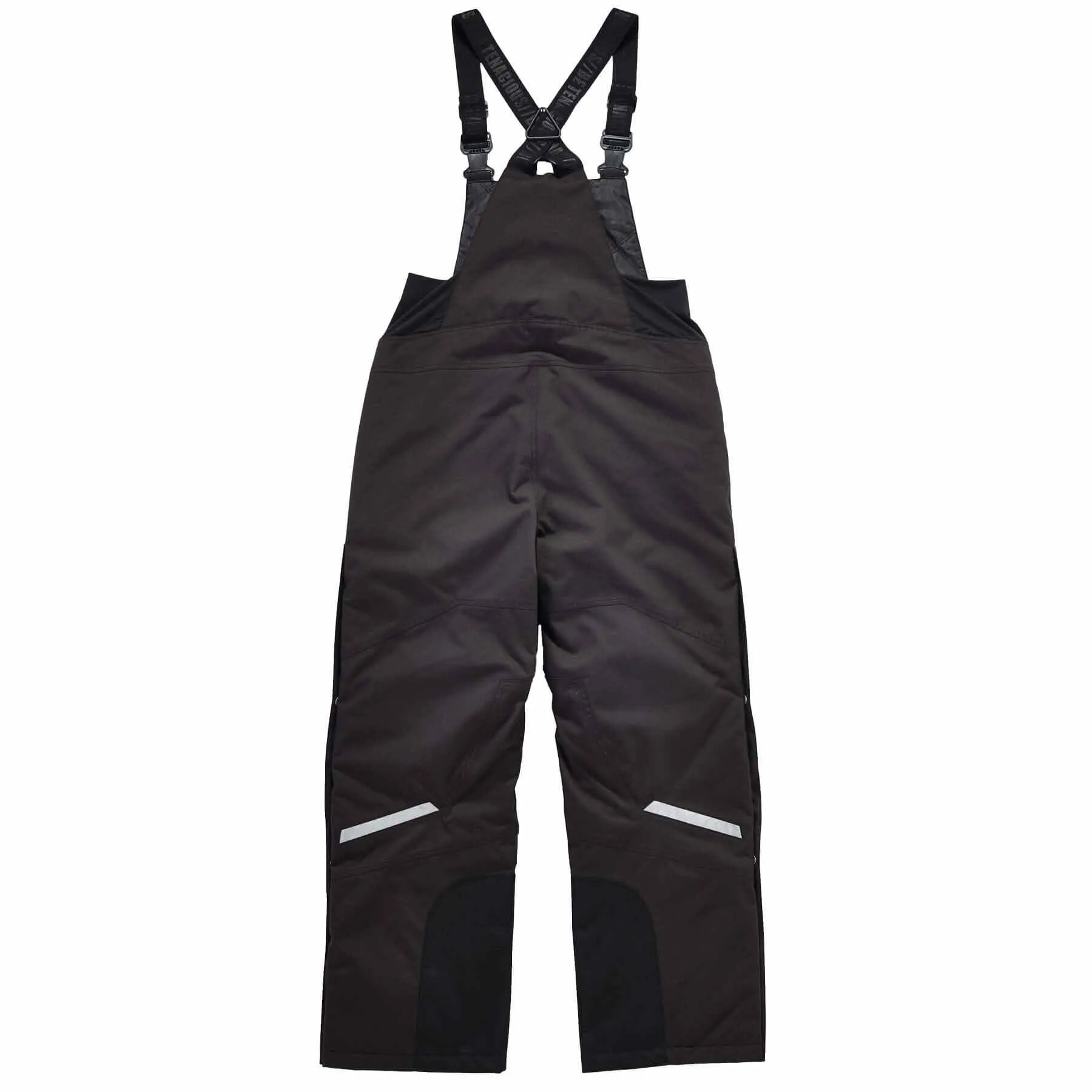 Ergodyne 41218 6471 4XL Black Thermal Bibs - 500D Nylon Shell