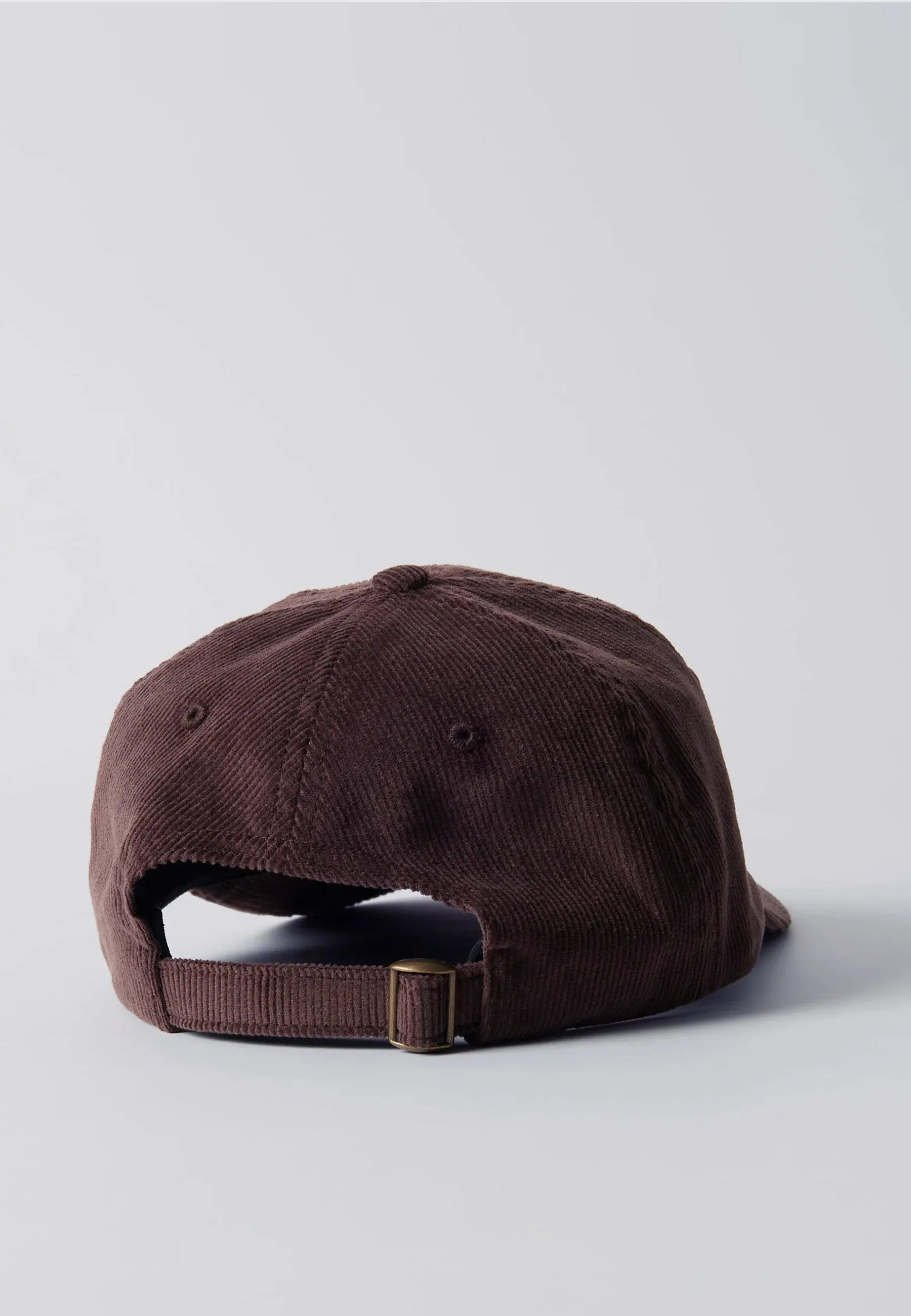 Fancy Logo 6 Panel Hat - Dark Mahogany