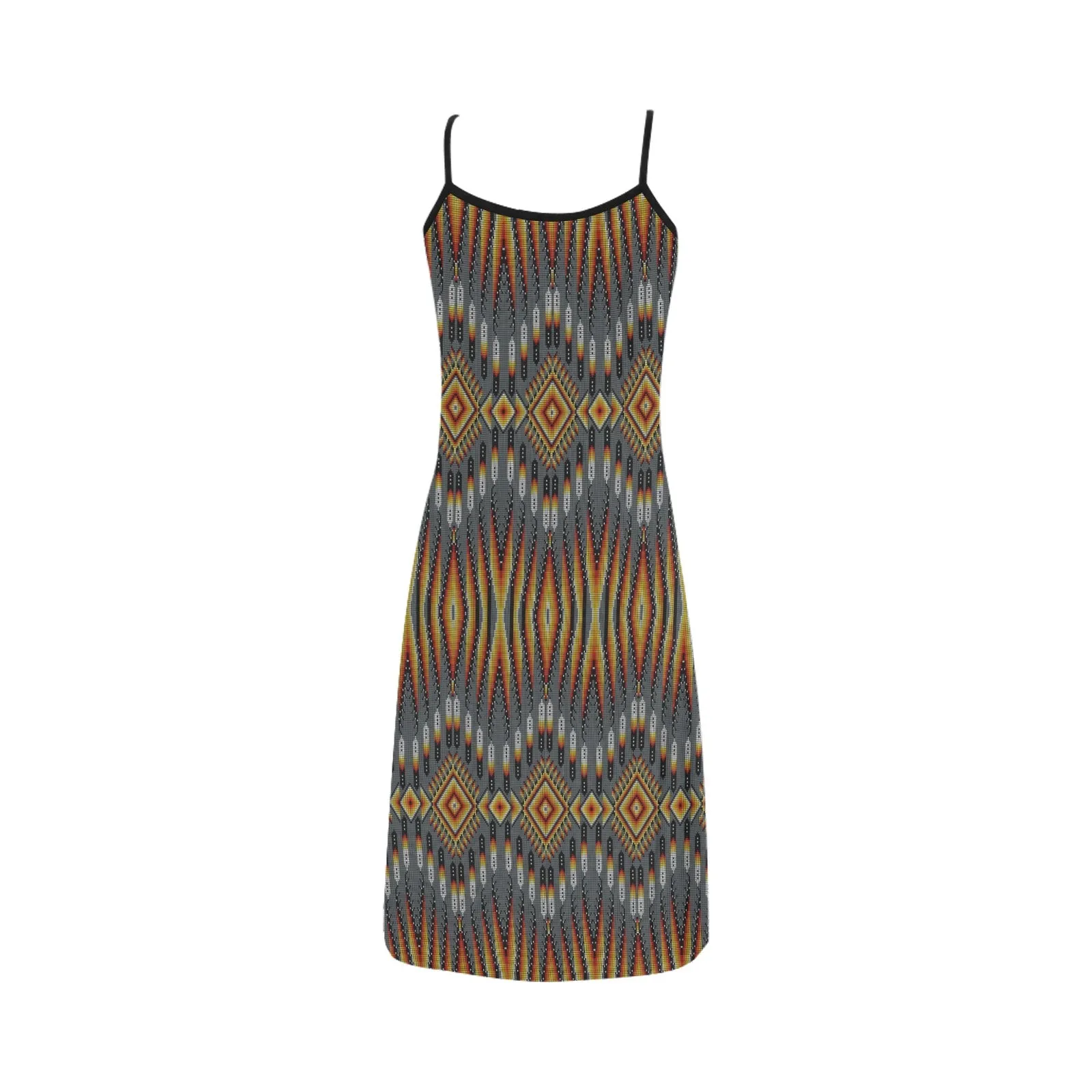 Fire Feather Grey Alcestis Slip Dress