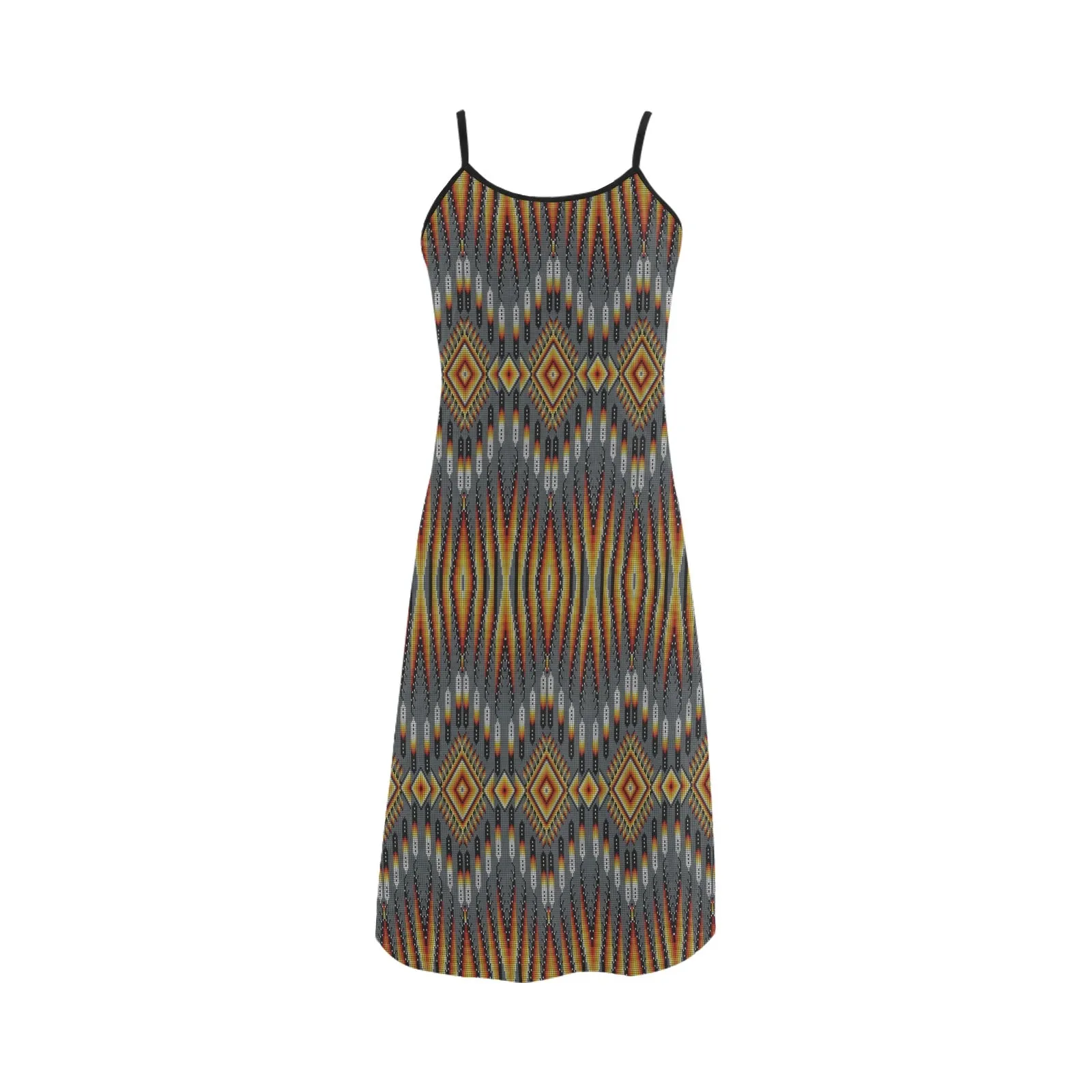 Fire Feather Grey Alcestis Slip Dress