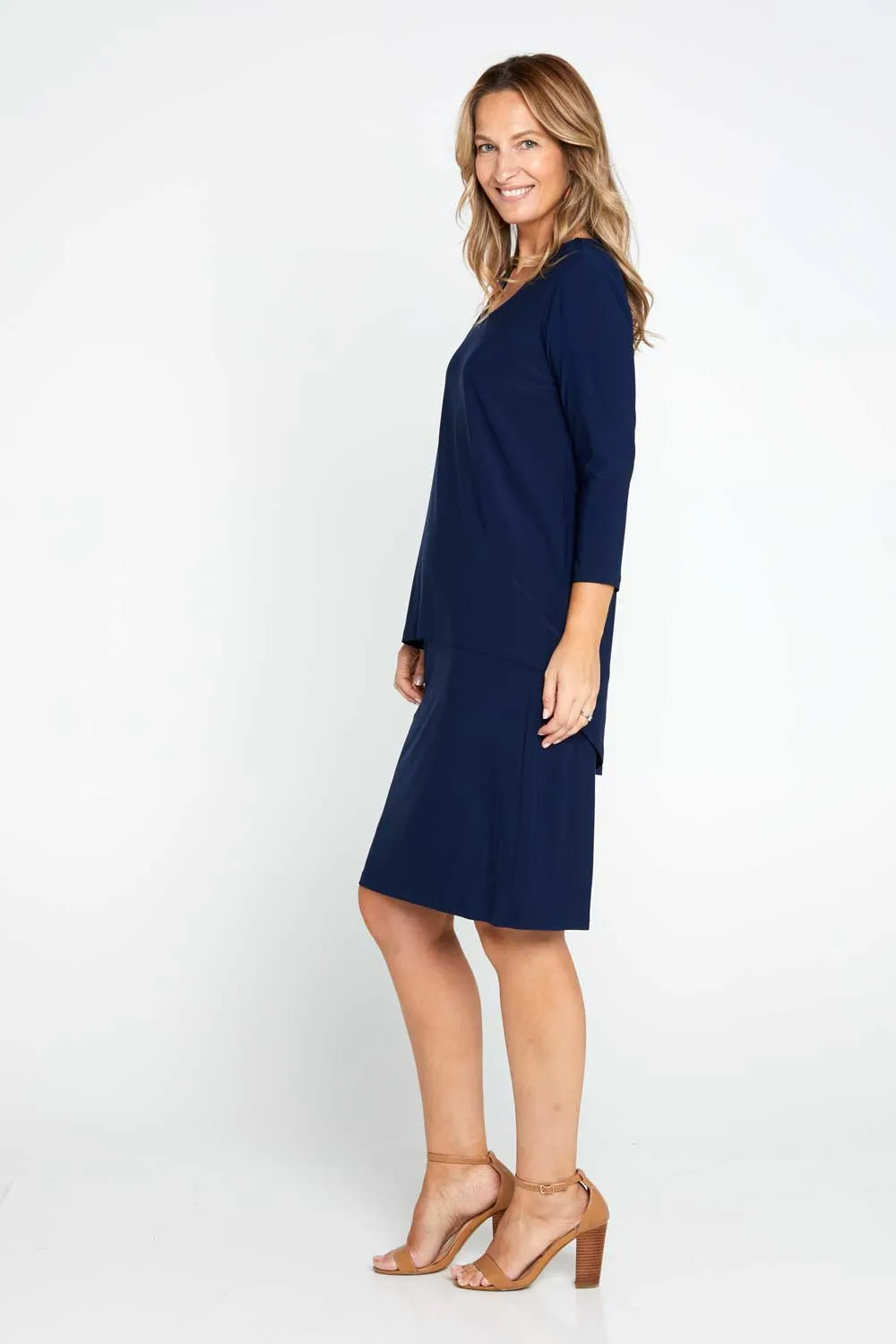 Forgiveness Dress - Navy