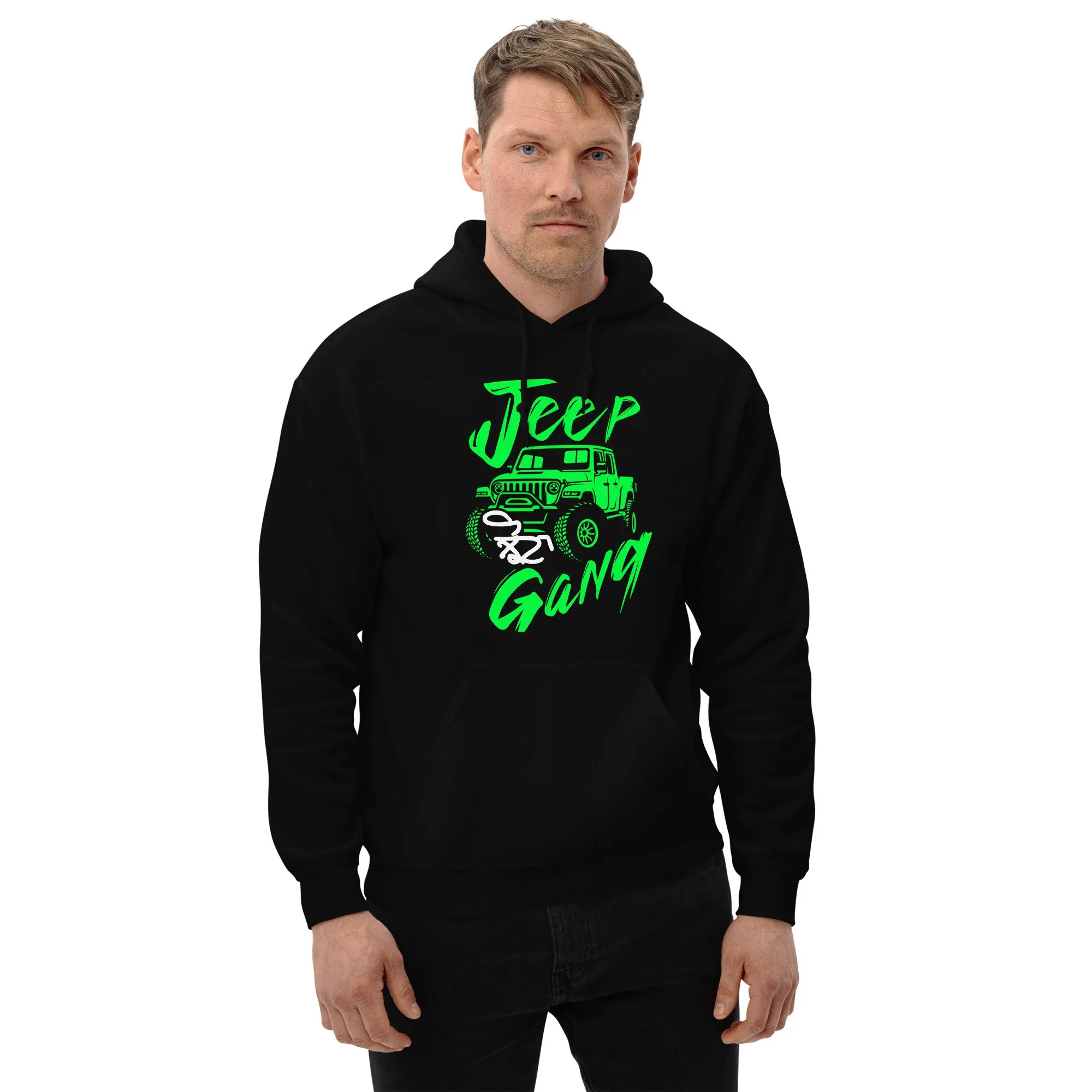 Green Jeep Gang Unisex Hoodie