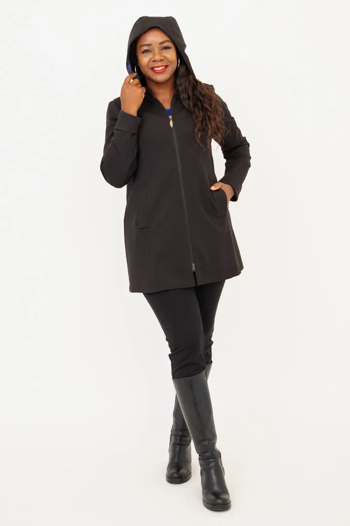 Highlands Coat, Black, Modal