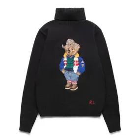 HOLIDAY BEAR TURTLENECK SWEATER