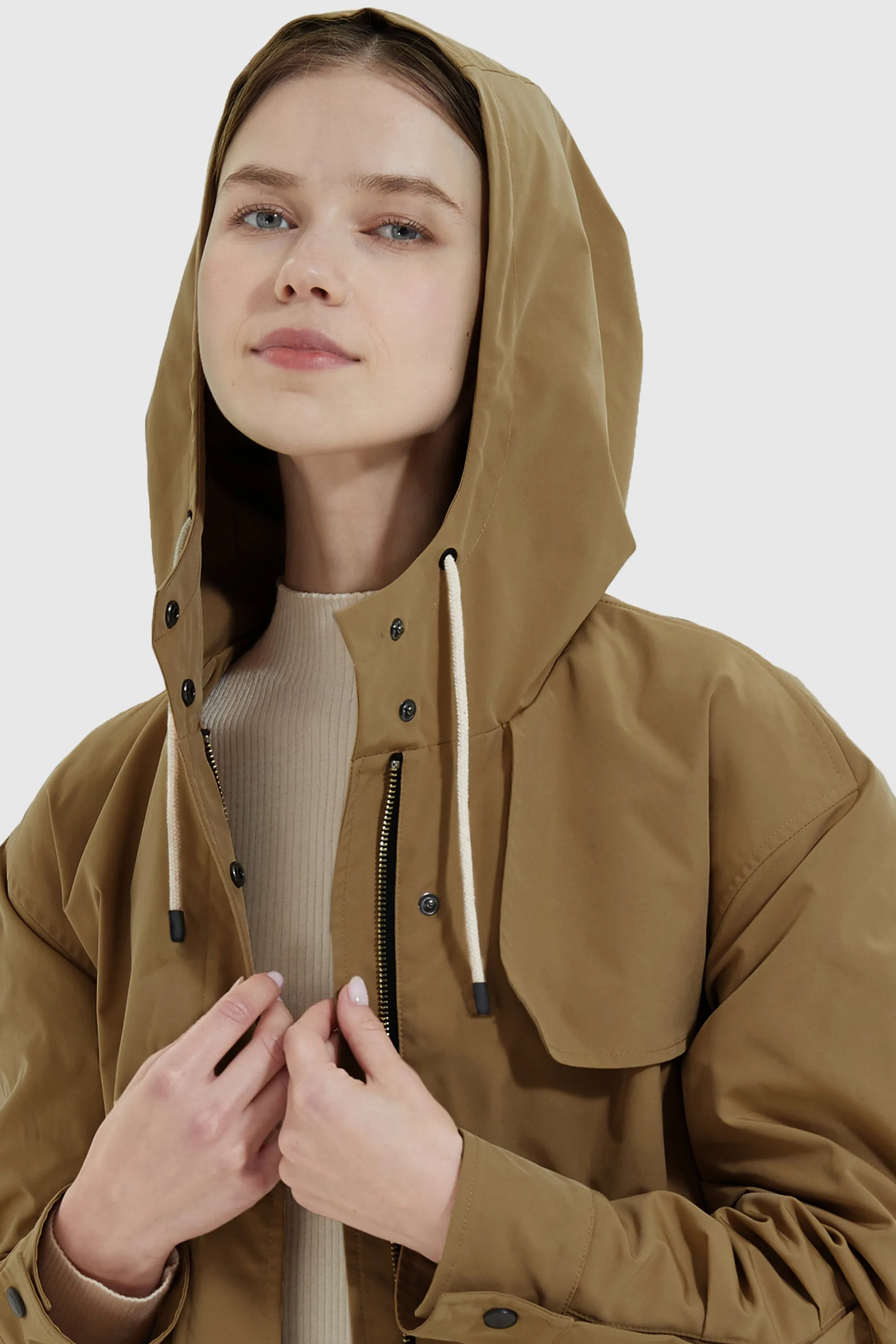 Hooded Anorak Windbreaker