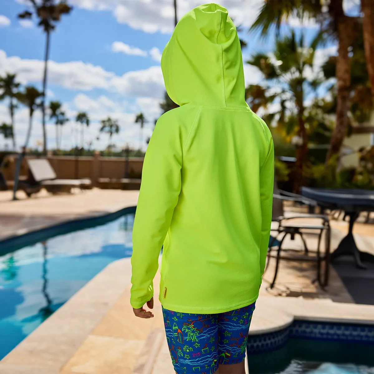 Kid's Neon Pullover Hoodie