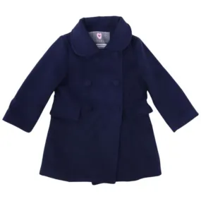 Korango Long Overcoat Navy