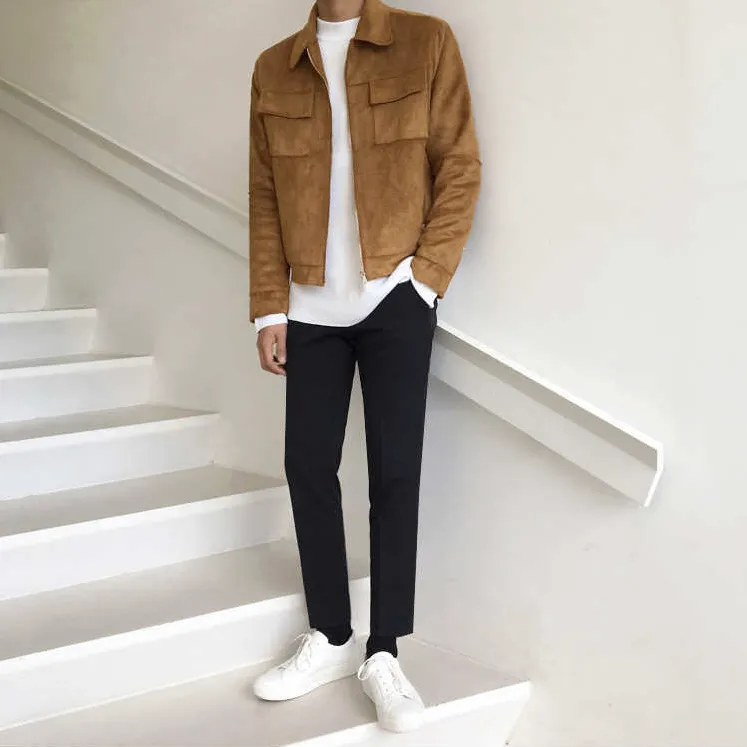 [Korean Style] Faux Casual Suede Jackets