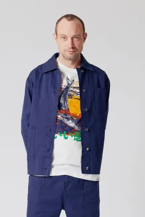 LARRY- Organic Cotton Jacket Navy