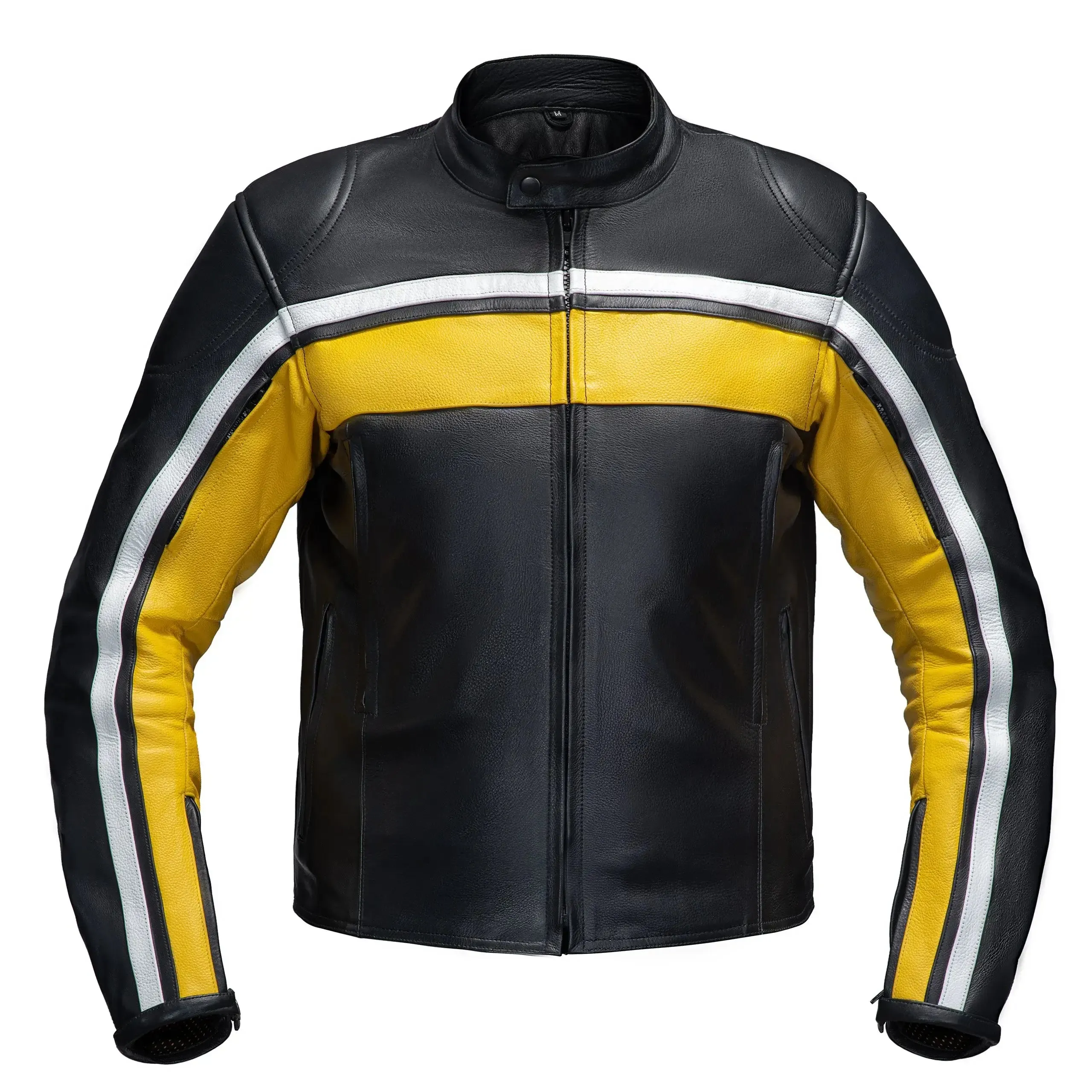 Legacy Yellow Motorcycle Racing Leather Jacket