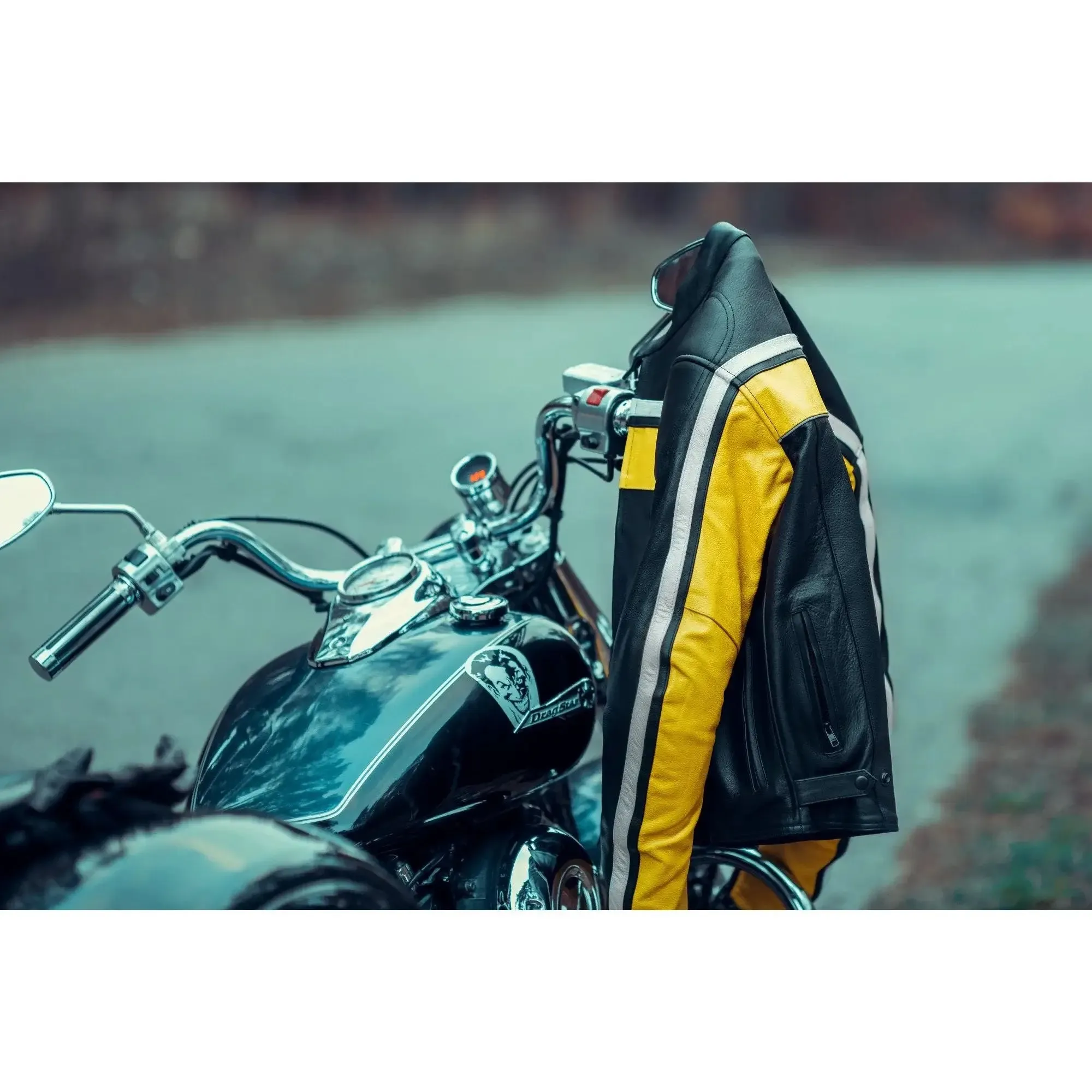 Legacy Yellow Motorcycle Racing Leather Jacket