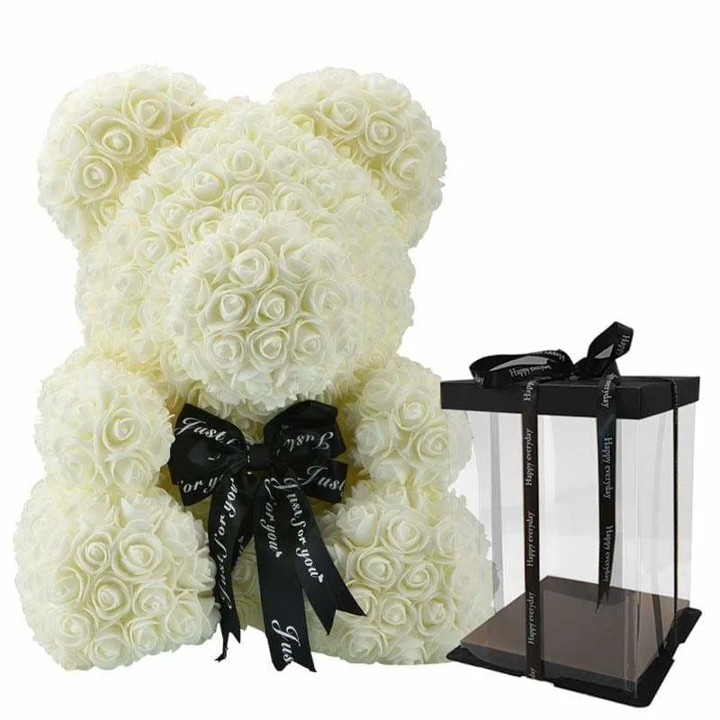 Luxury Rose Teddy Bear