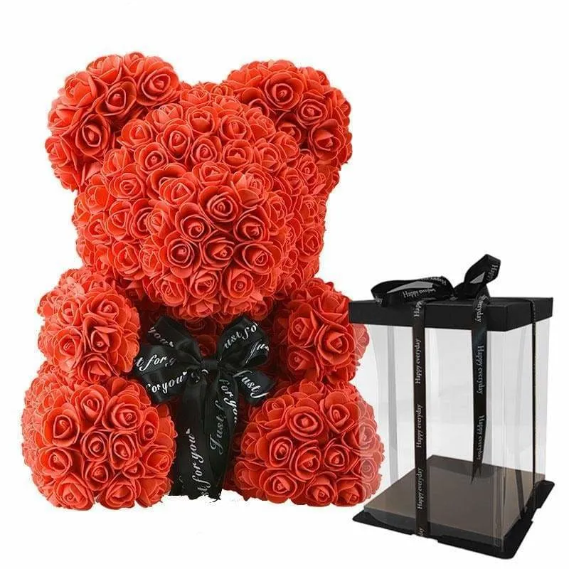 Luxury Rose Teddy Bear