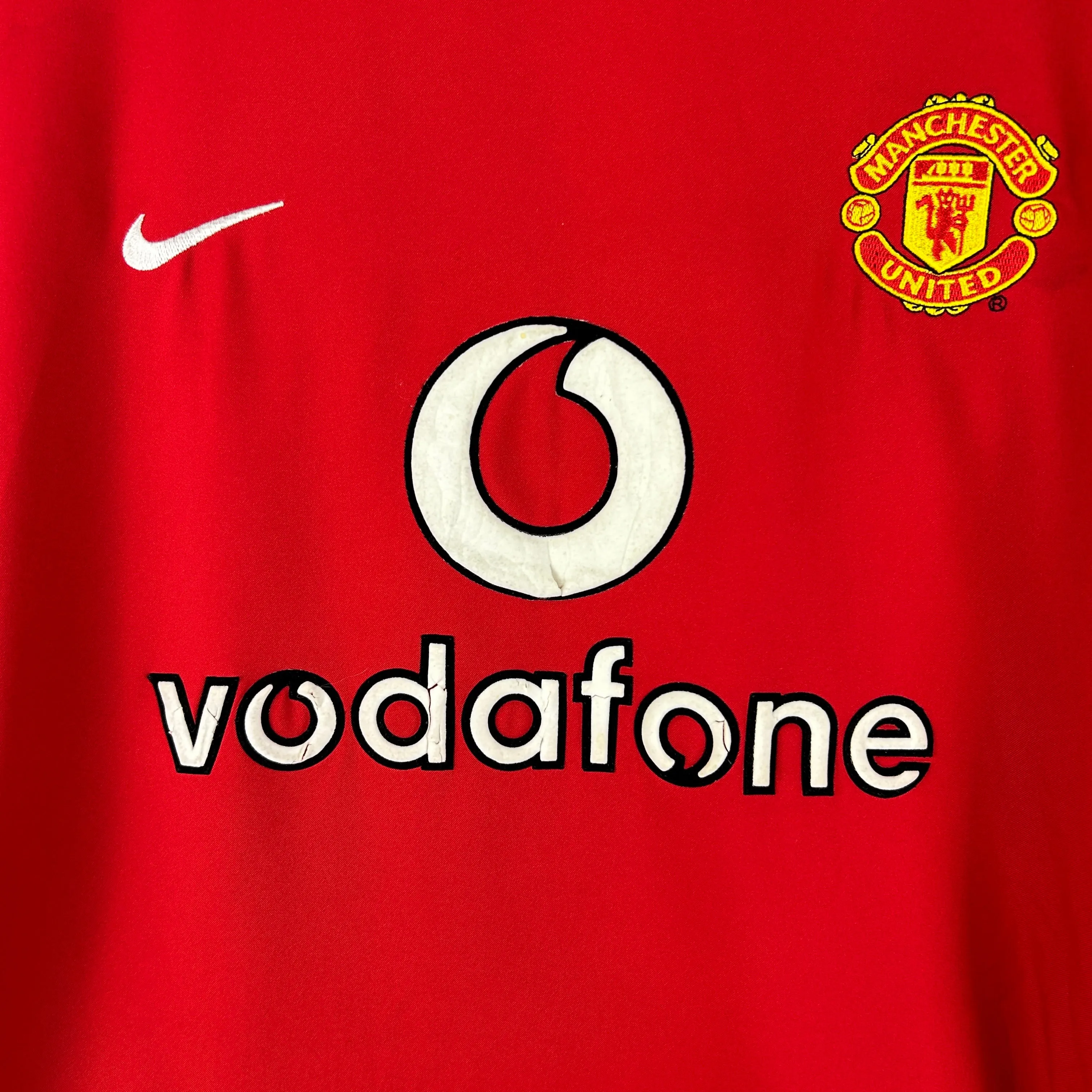 Manchester United 2003/2004 Home Player Issue Shirt - Long Sleeve - Ferdinand 5