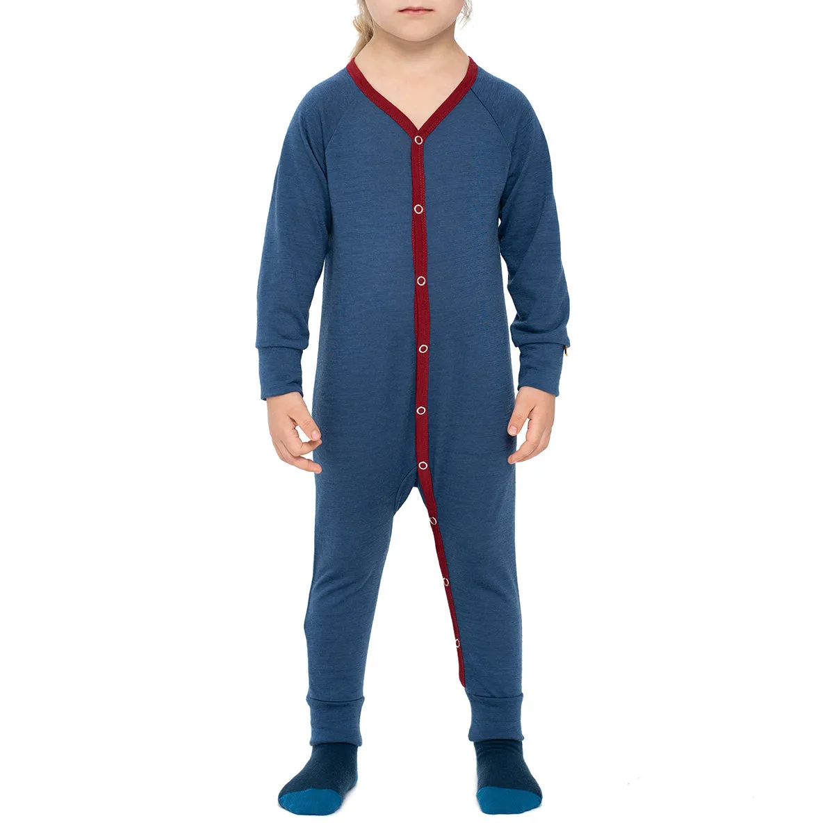 MENIQUE 100% Merino Wool Kids Romper