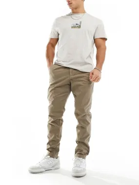 Men's Intelligence Slim Fit Chinos,Beige