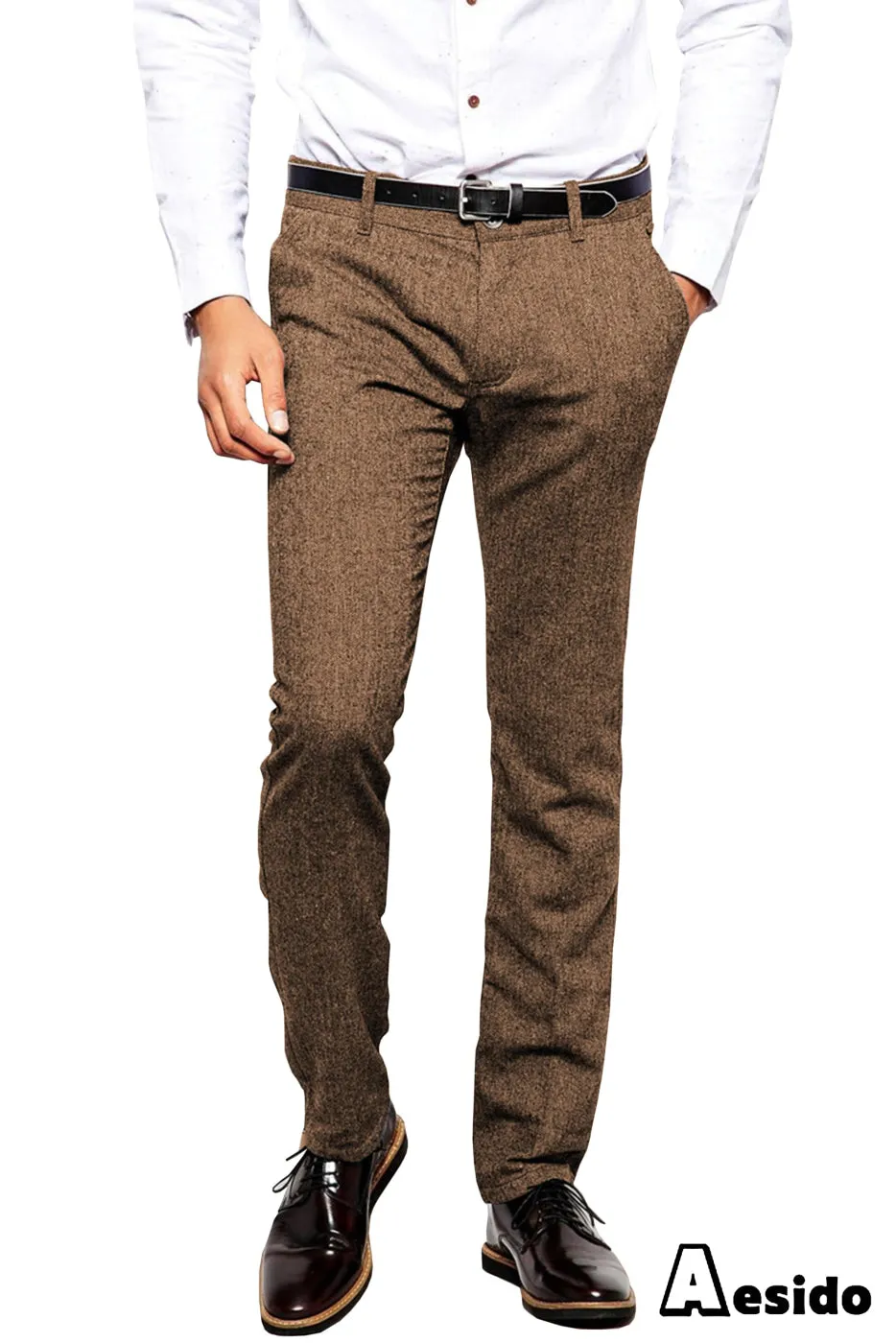 Men's Wool Tweed Pants