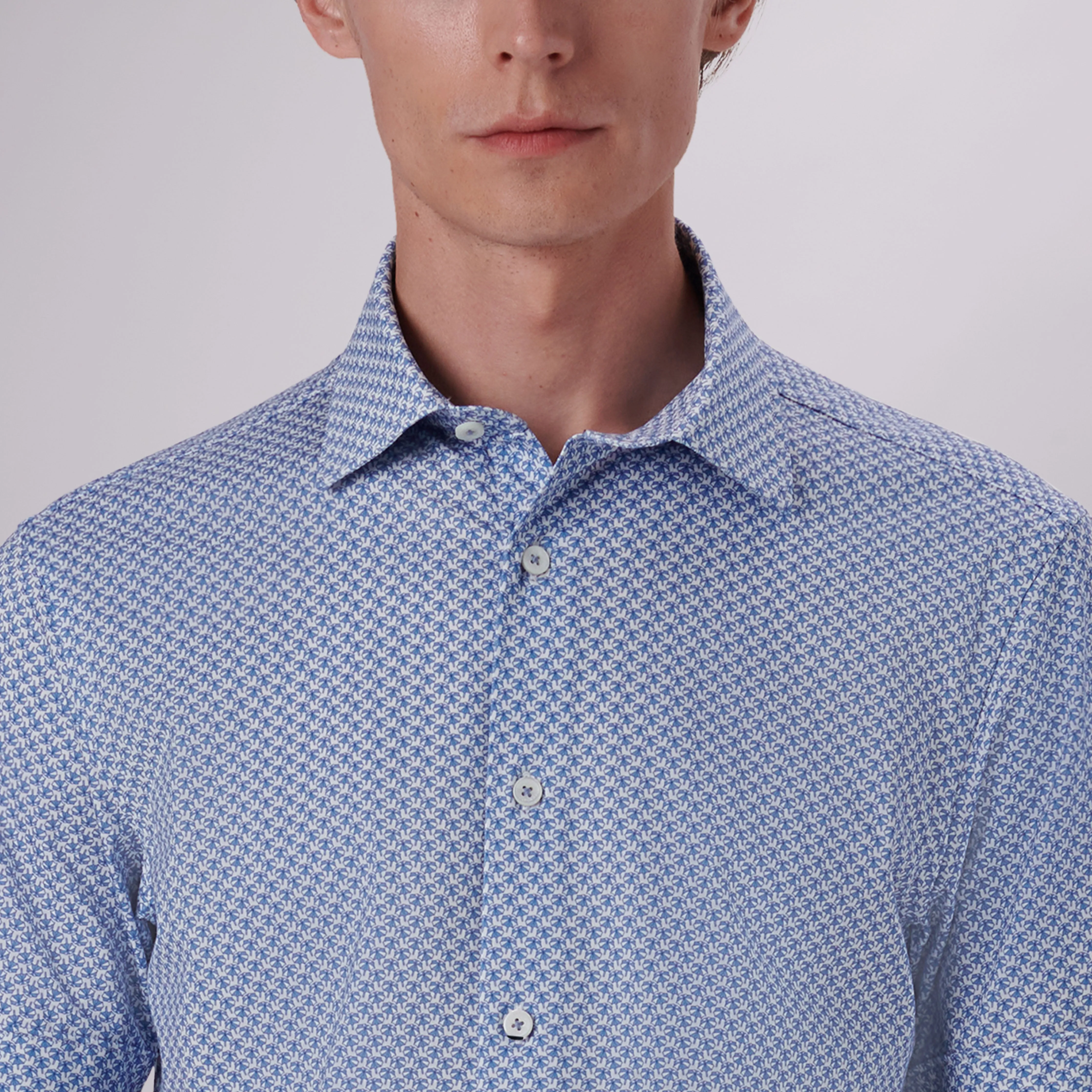 Miles Parasol Print OoohCotton Short Sleeve Shirt